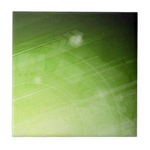 Entwurf des grünen Lichtes in der High-Techen Art Fliese