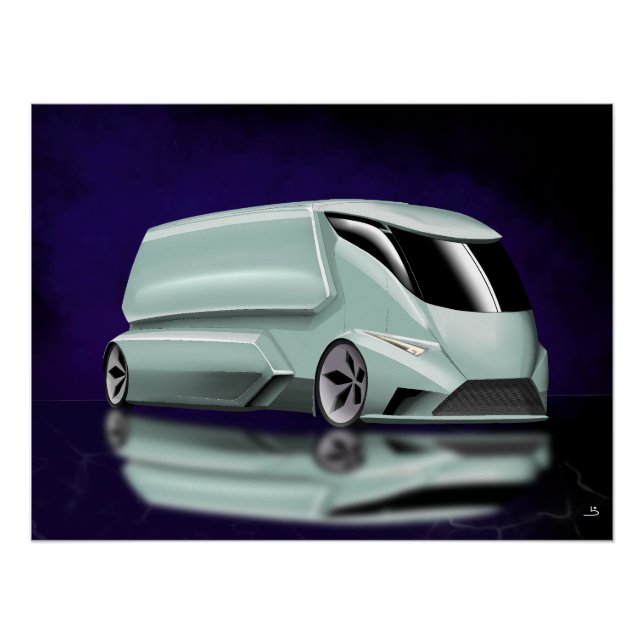 Entwurf des LKW-Konzepts Poster (Vorderseite)