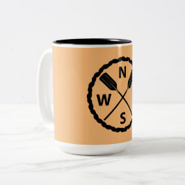 Entwurf des PaddelExplorers - Zwei-Tone-Tasse Zweifarbige Tasse