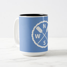 Entwurf des PaddelExplorers - Zwei-Tone-Tasse Zweifarbige Tasse