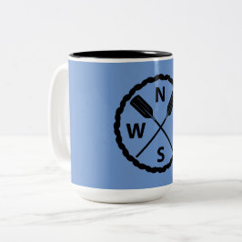 Entwurf des PaddelExplorers - Zwei-Tone-Tasse Zweifarbige Tasse