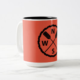 Entwurf des PaddelExplorers - Zwei-Tone-Tasse Zweifarbige Tasse