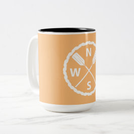 Entwurf des PaddelExplorers - Zwei-Tone-Tasse Zweifarbige Tasse