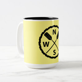 Entwurf des PaddelExplorers - Zwei-Tone-Tasse Zweifarbige Tasse