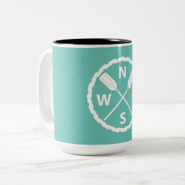 Entwurf des PaddelExplorers - Zwei-Tone-Tasse Zweifarbige Tasse