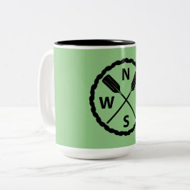 Entwurf des PaddelExplorers - Zwei-Tone-Tasse Zweifarbige Tasse
