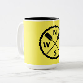 Entwurf des PaddelExplorers - Zwei-Tone-Tasse Zweifarbige Tasse