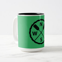 Entwurf des PaddelExplorers - Zwei-Tone-Tasse Zweifarbige Tasse
