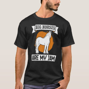 Entwurf des Schottischen Pferdes für Pferderückrei T-Shirt