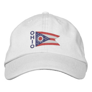Entwurf des Staatsflagges Ohio Bestickte Kappe