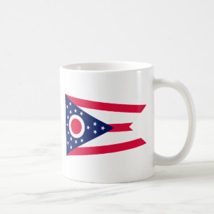 Entwurf des Staatsflagges Ohio Kaffeetasse