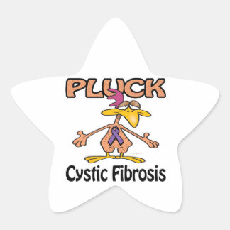 Entwurf des zyprischen Fibrose-Bewusstseins Stern-Aufkleber
