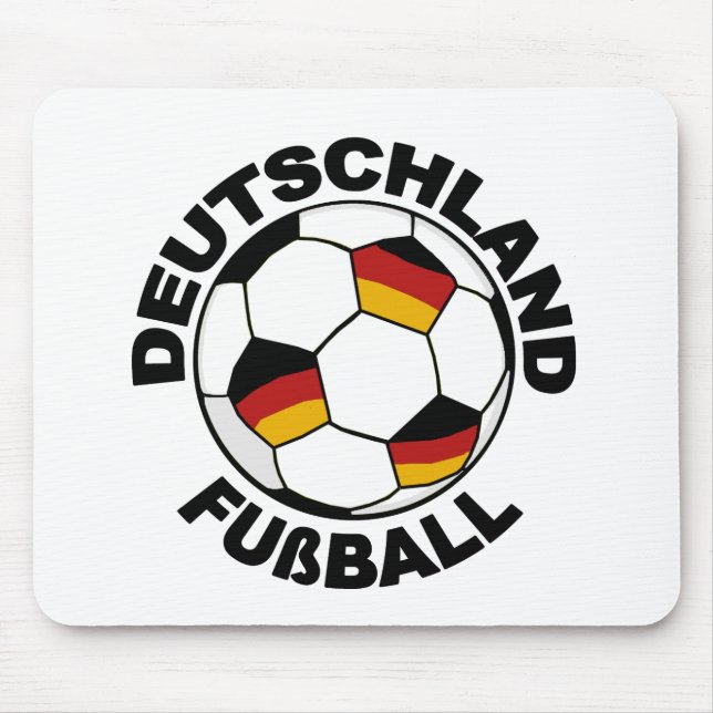 Entwurf Deutschland Fußball Mousepad (Vorne)