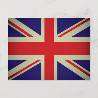 Entwurf einer britischen Flagge Postkarte
