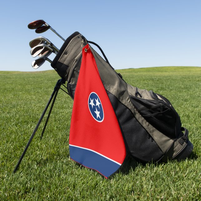 Entwurf einer Tennessee-Staatsflagge  Golfhandtuch (Gras)