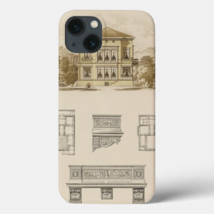 Entwurf eines Anwesens mit Innenplänen Case-Mate iPhone Hülle
