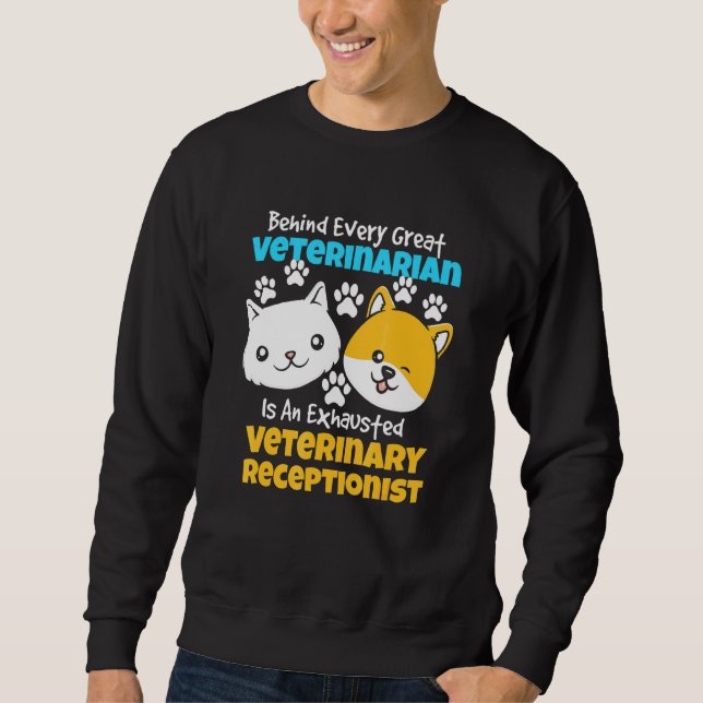 Entwurf eines Assistenten für Tierarzneimittel - a Sweatshirt (Vorderseite)