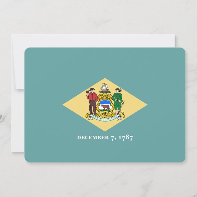 Entwurf eines Delaware-Staatsflagges (Vorderseite)