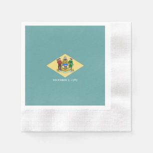Entwurf eines Delaware-Staatsflagges Serviette