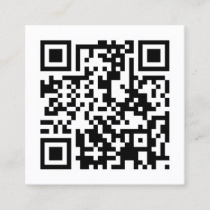 Entwurf eines eigenen QR-Codes Quadratische Visitenkarte
