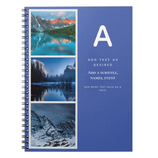 Entwurf eines eigenen Zeitschriftengeschenks mit F Notizblock (Vorderseite)