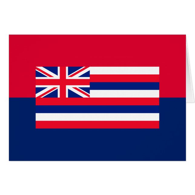 Entwurf eines Flaggenstaates in Hawaii (Vorderseite (Horizontal))