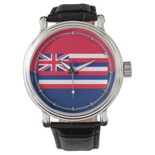 Entwurf eines Flaggenstaates in Hawaii Armbanduhr