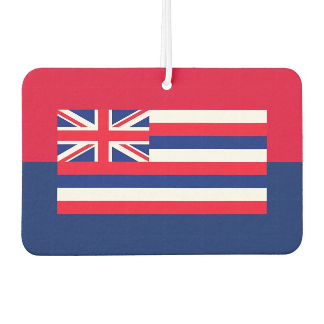 Entwurf eines Flaggenstaates in Hawaii Autolufterfrischer (Vorderseite)