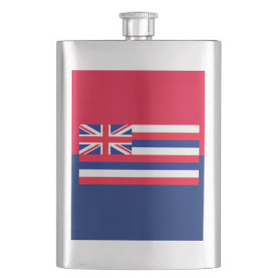 Entwurf eines Flaggenstaates in Hawaii Flachmann
