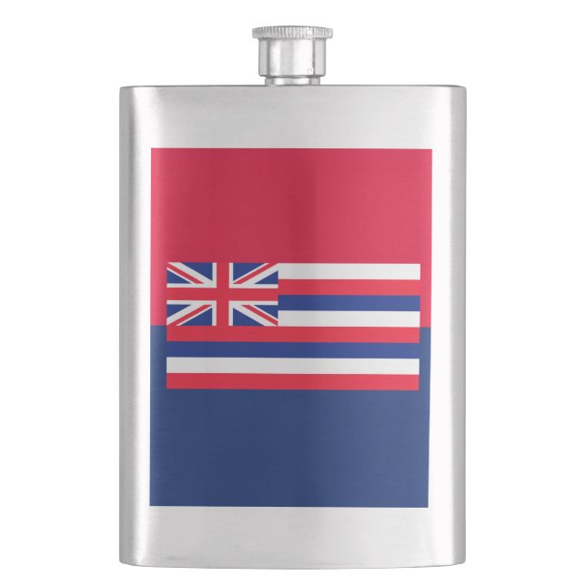 Entwurf eines Flaggenstaates in Hawaii Flachmann (Vorderseite)