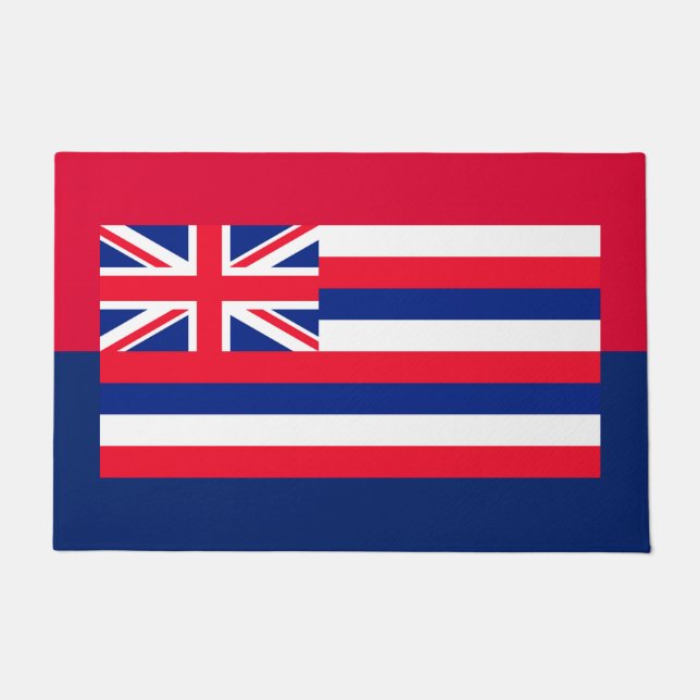 Entwurf eines Flaggenstaates in Hawaii Fußmatte (Vorderseite)