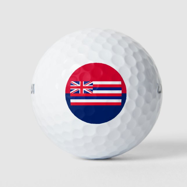 Entwurf eines Flaggenstaates in Hawaii Golfball (Vorderseite)