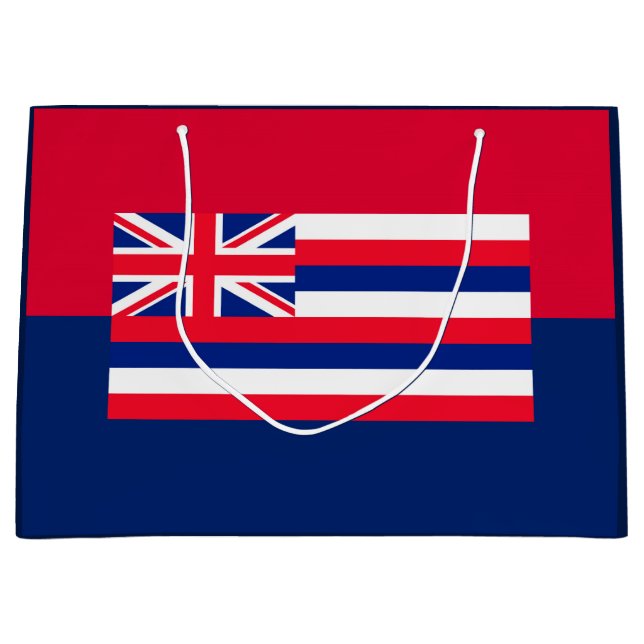 Entwurf eines Flaggenstaates in Hawaii Große Geschenktüte (Vorderseite)