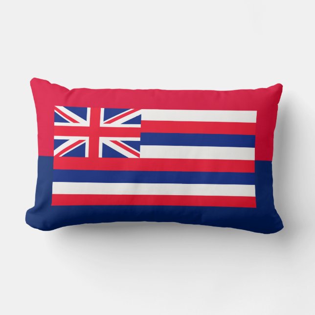 Entwurf eines Flaggenstaates in Hawaii Lendenkissen (Vorderseite)
