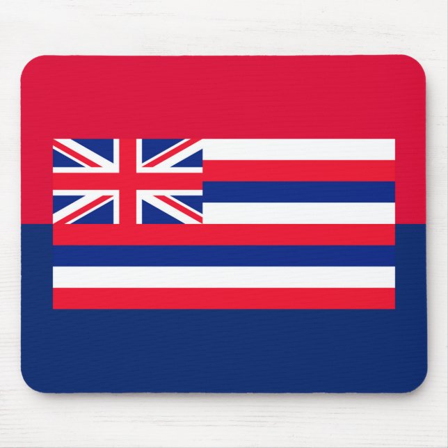 Entwurf eines Flaggenstaates in Hawaii Mousepad (Vorne)