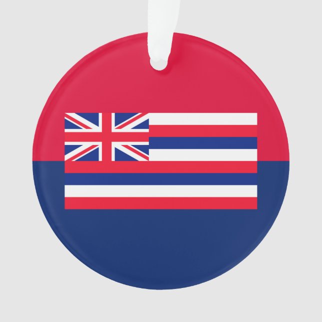 Entwurf eines Flaggenstaates in Hawaii Ornament (Vorderseite)