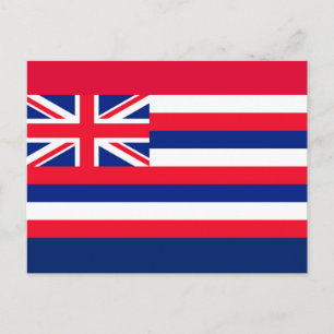 Entwurf eines Flaggenstaates in Hawaii Postkarte
