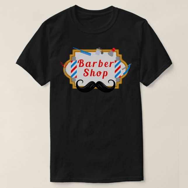 Entwurf eines Friseursalons 2 T-Shirt (Design vorne)
