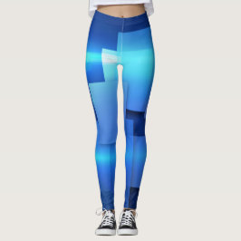 Entwurf eines geometrischen Mosaikquadrats Leggings