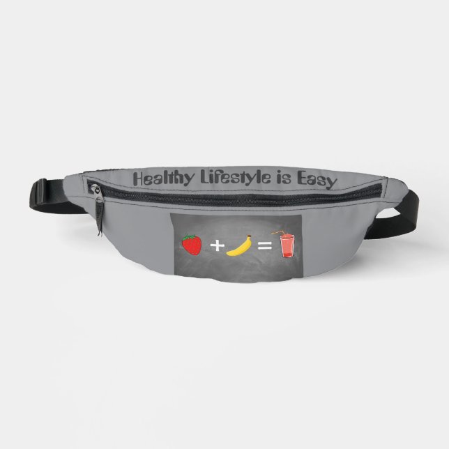 Entwurf eines gesunden Lebensstils Bauchtasche (Vorderseite)