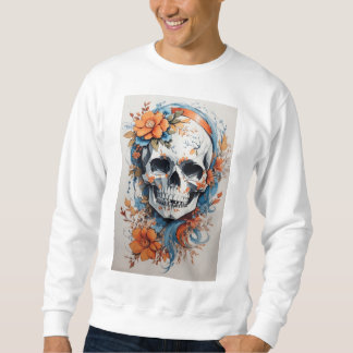 Entwurf eines künstlerischen Skull-T - Shirt