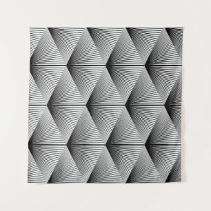 Entwurf eines nahtlosen rautengeometrischen Muster Wandteppich