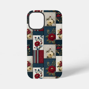 Entwurf eines rustikalen Blumenmusters und eines g iPhone 12 Mini Hülle