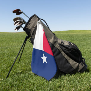 Entwurf eines Texas-Staatsflaggen Golfhandtuch