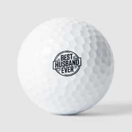 Entwurf für das Best-Husband-Ever-Abzeichen Golfball