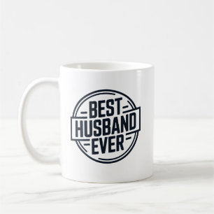 Entwurf für das Best-Husband-Ever-Abzeichen Kaffeetasse