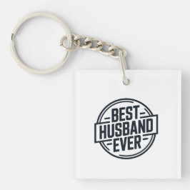 Entwurf für das Best-Husband-Ever-Abzeichen Schlüsselanhänger
