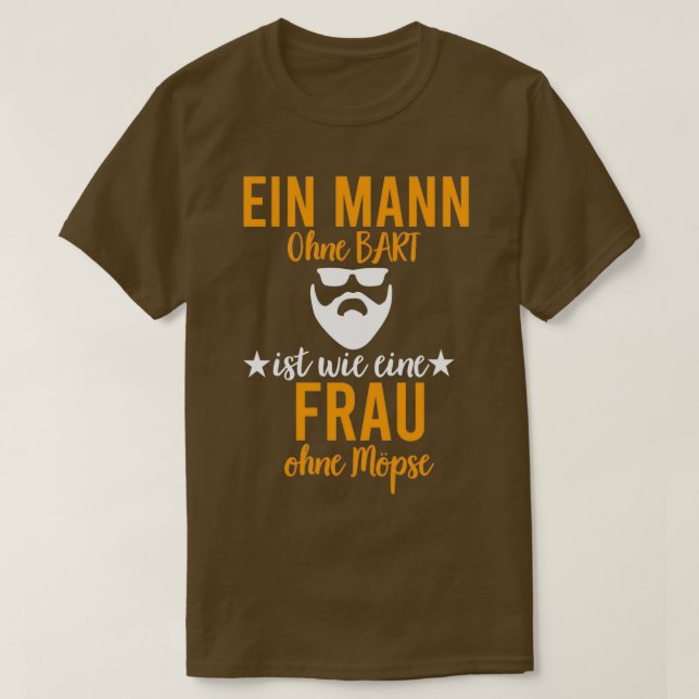 Entwurf für den Bart für Männer 1 T-Shirt (Design vorne)