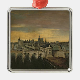 Entwurf für den Bau des Pont-Neuf Silbernes Ornament