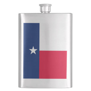 Entwurf für die Flaggen des Staates Texas Flachmann